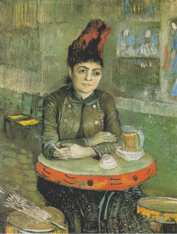 Vincent Van Gogh Agostina Segatori Sitting in the Cafe du Tambourin china oil painting image